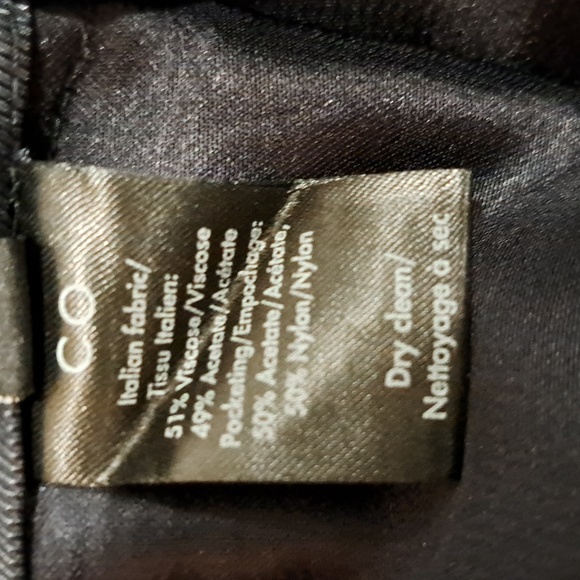 NWOT CO navy satin slacks - Picture 9 of 9
